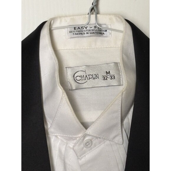 Young Mens Black Tuxedo Jacket, Pants, Bow Tie, White Shirt, Wagner Collection - Picture 3 of 14